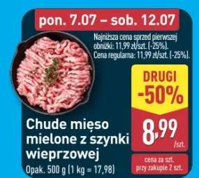 mięso mielone z szynki