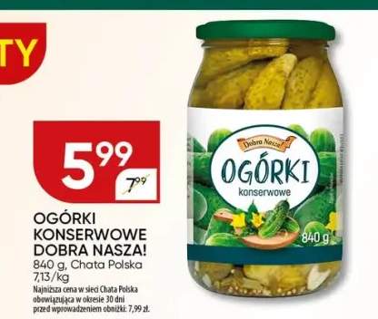 ogórki konserwowe