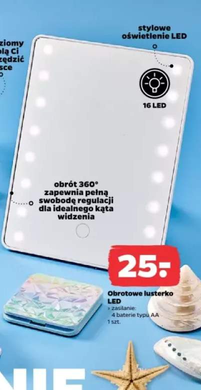 lusterko led do makijażu