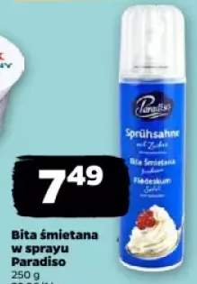 śmietana w sprayu