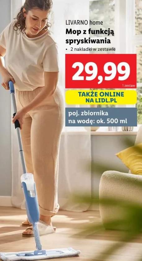 mop ze spryskiwaczem