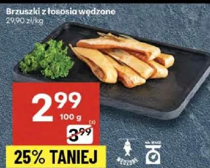 brzuszki łososia wędzone