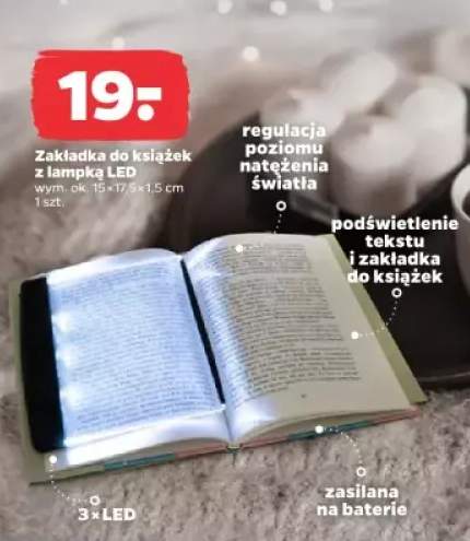 zakładka led do książek