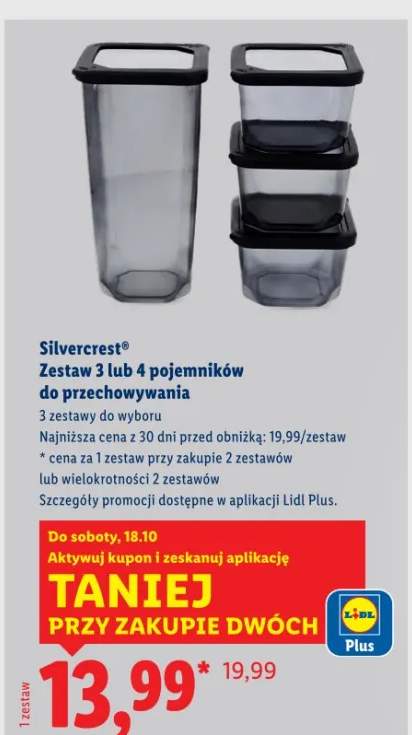 zestaw pojemników
