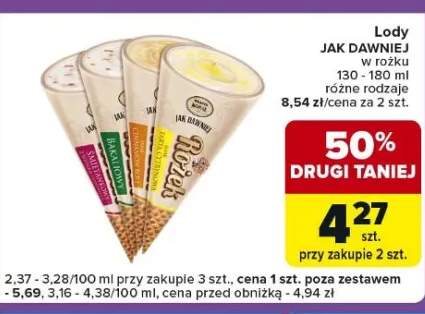 lody rożek