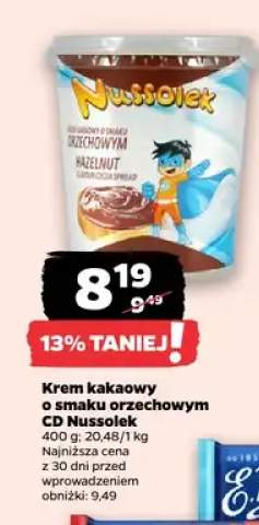 krem kakaowo-orzechowy