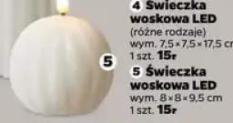 świeca woskowa led