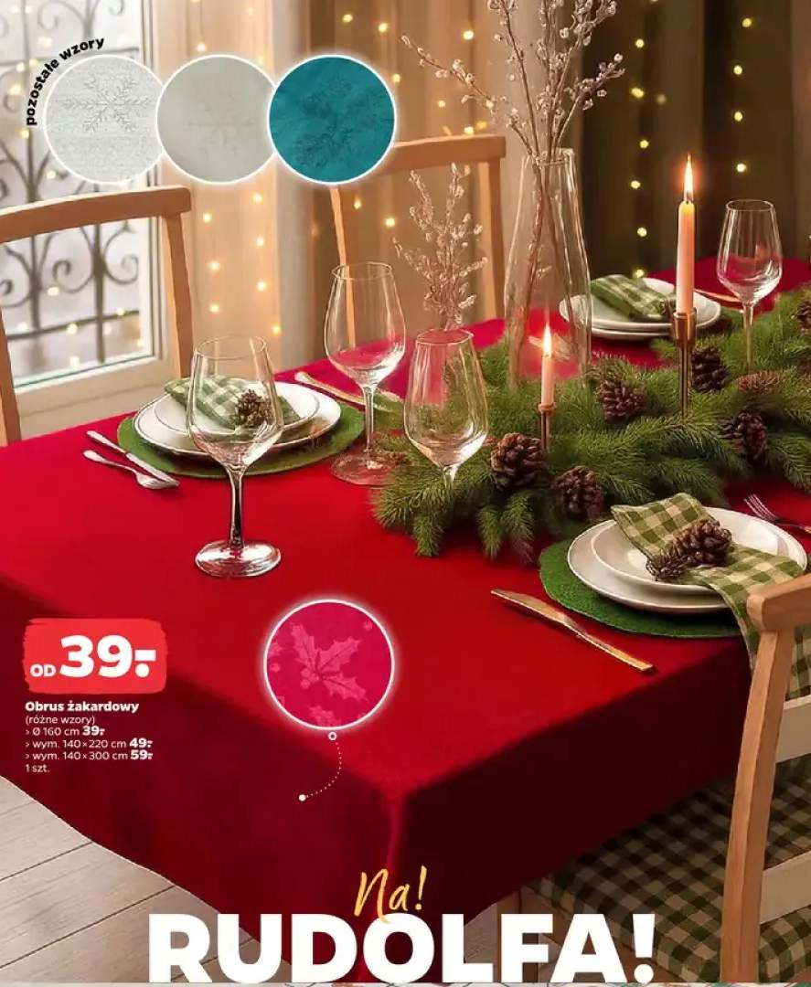 obrus świąteczny