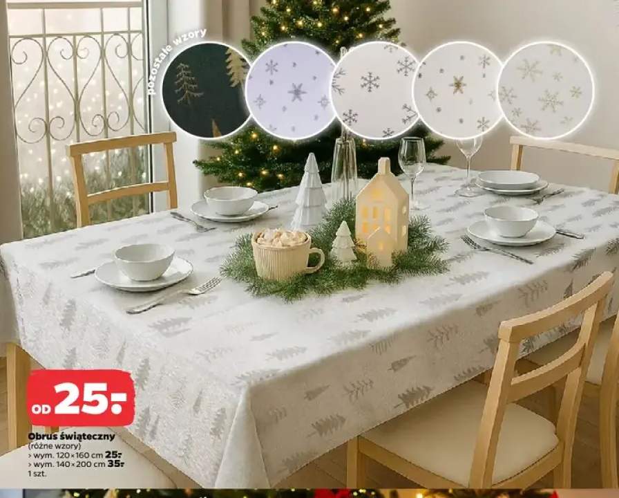 obrus świąteczny