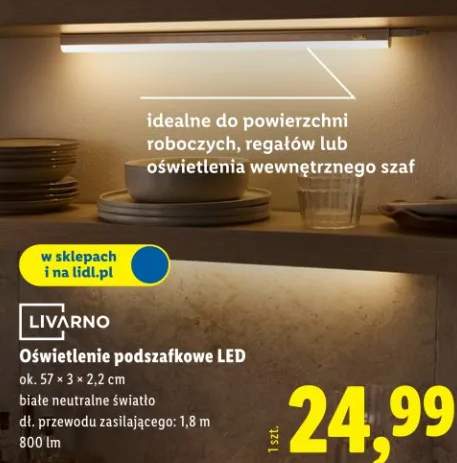 oświetlenie led pod szafkę