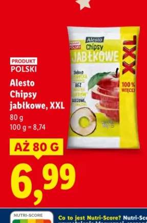 chipsy jabłkowe