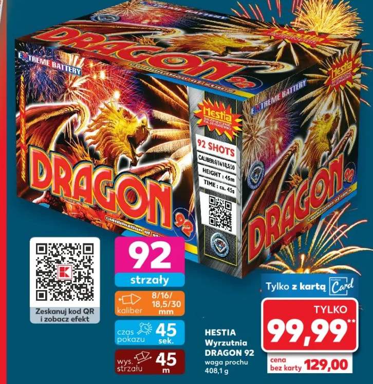 fajerwerki wyrzutnia