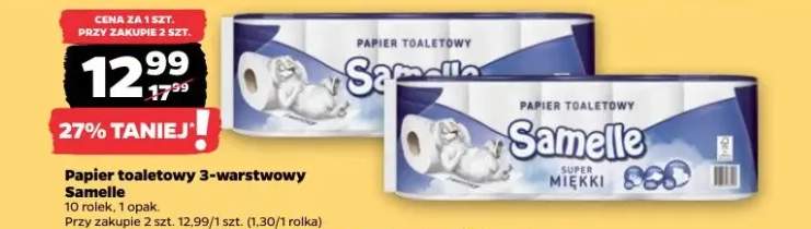 Papier toaletowy 3-warstwowy super miękki