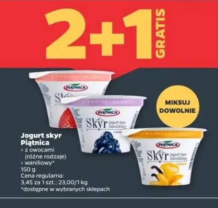Jogurt skyr różne rodzaje