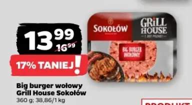 Big burger wołowy Grill House 