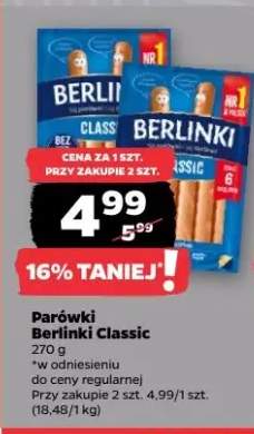 Parówki Berlinki Classic