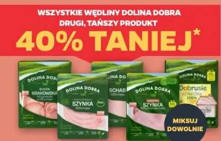 Wędliny drugi tańszy produkt -40%
