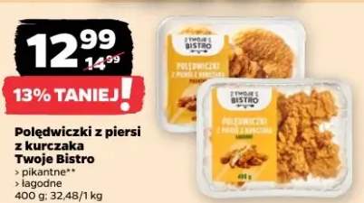 Poledwiczki z piersi z kurczaka pikantne łagodne