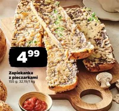 Zapiekanka z pieczarkami
