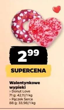 Walentynkowe wypieki Bebeto Pączek Serce