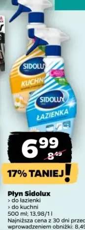 Płyn Sidolux do łazienki do kuchni