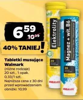 Tabletki musujące Walmark Elektrolity Magnez wit B