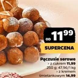 Pączusie serowe kremem śmietankowym 