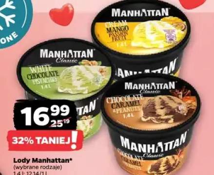 Lody Manhattan, wybrane rodzaje