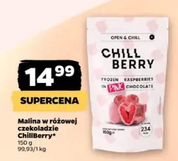 Malina w różowej czekoladzie