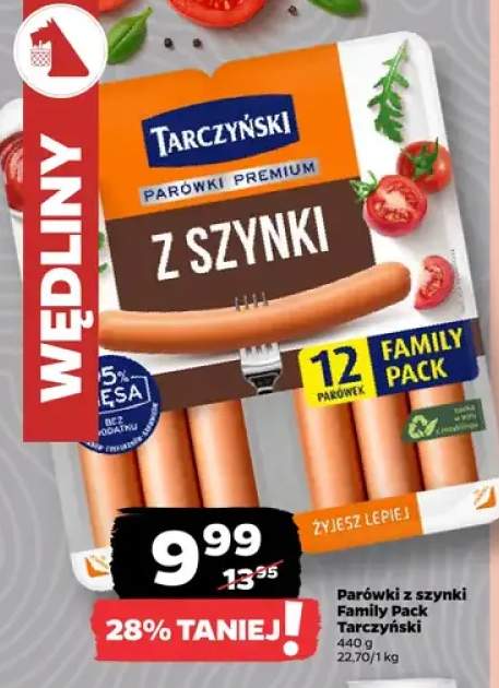 Parówki z szynki Family Pack