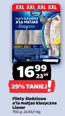 Filety śledziowe a'la matjas klasyczne 750 g