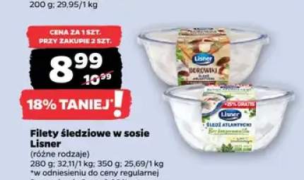 Filety śledziowe w sosie, różne rodzaje