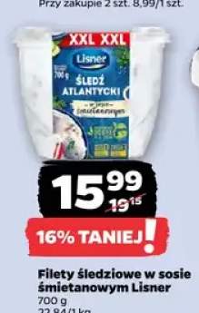 Filety śledziowe w sosie śmietanowym, 700 g