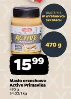 Masło orzechowe Active