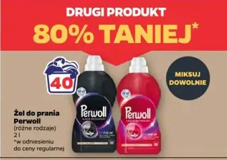 Żel do prania 2 l, różne rodzaje DRUGI -80%