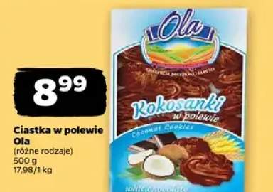 Ciastka w polewie (różne rodzaje)