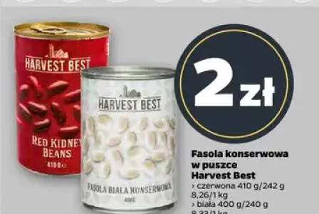 Fasola konserwowa w puszce czerwona i biała