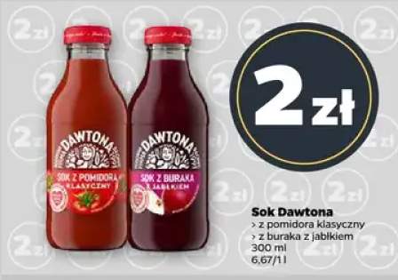 Sok z pomidora klasyczny i z buraka z jabłkiem