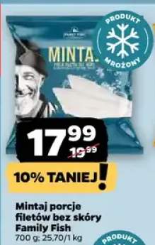 Mintaj porcje filetów bez skóry