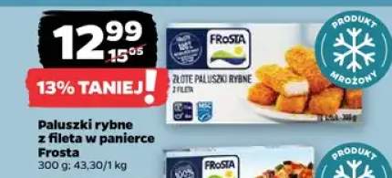 Paluszki rybne z fileta w panierce