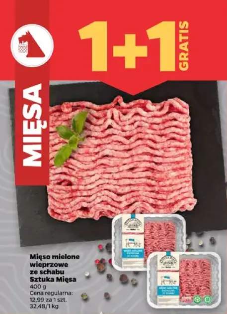 Mięso mielone wieprzowe ze schabu