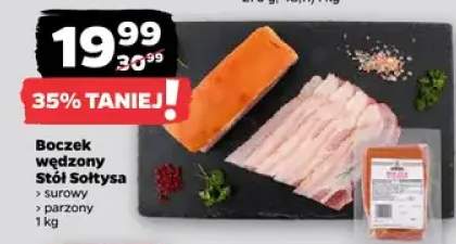 Boczek wędzony surowy parowany