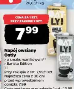 Napój owsiany o smaku waniliowym Barista Edition