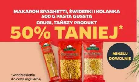 Makaron spaghetti, świderki i kolanka 500g