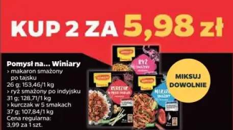 Pomysł na... makaron smażony po tajsku (różne rodzaje)