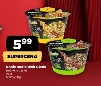 Danie nudle Wok (różne rodzaje)