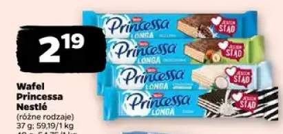 Wafel Princessa różne rodzaje