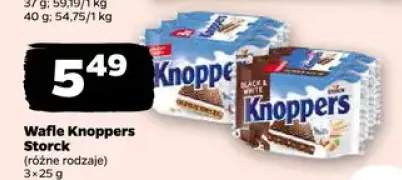 Wafle Knoppers różne rodzaje