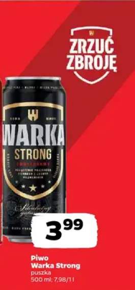 Piwo Warka Strong