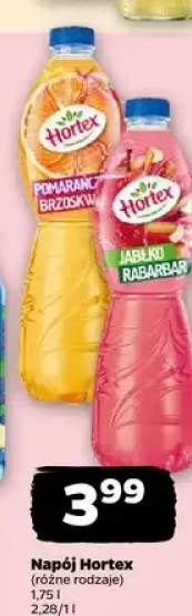 Napój Hortex różne rodzaje